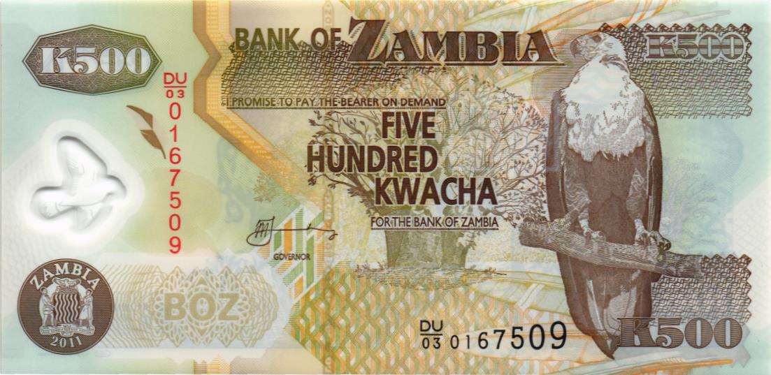 ЗАМБИЯ 500 КВАЧА мини 1