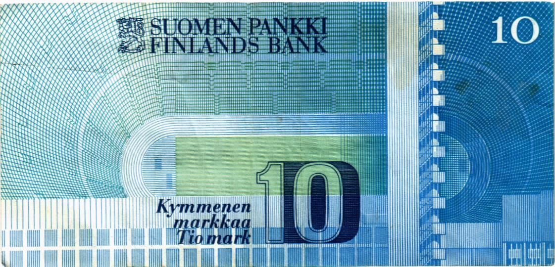 ФИНЛЯНДИЯ 10 МАРОК мини 2