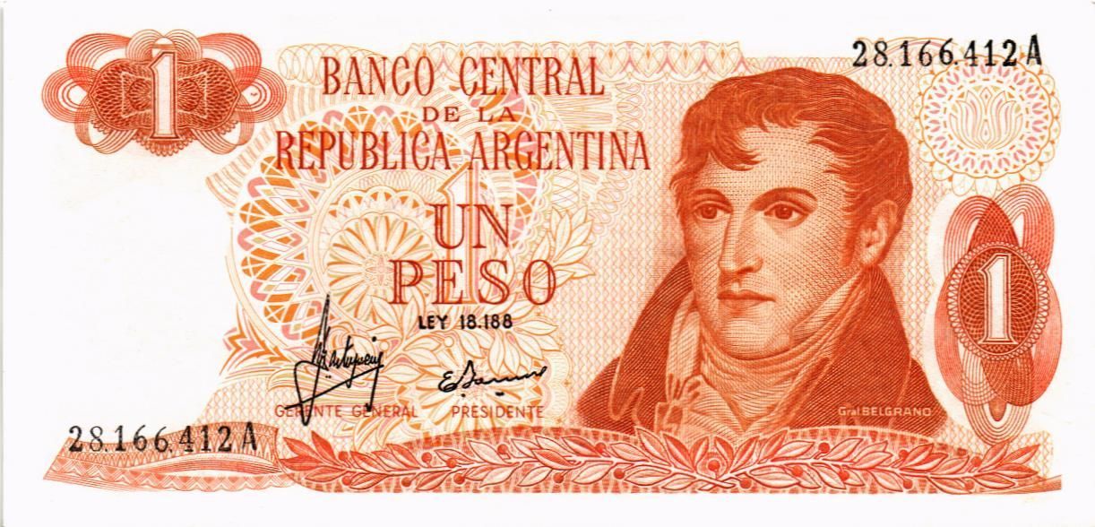 АРГЕНТИНА 1 ПЕСО мини 1
