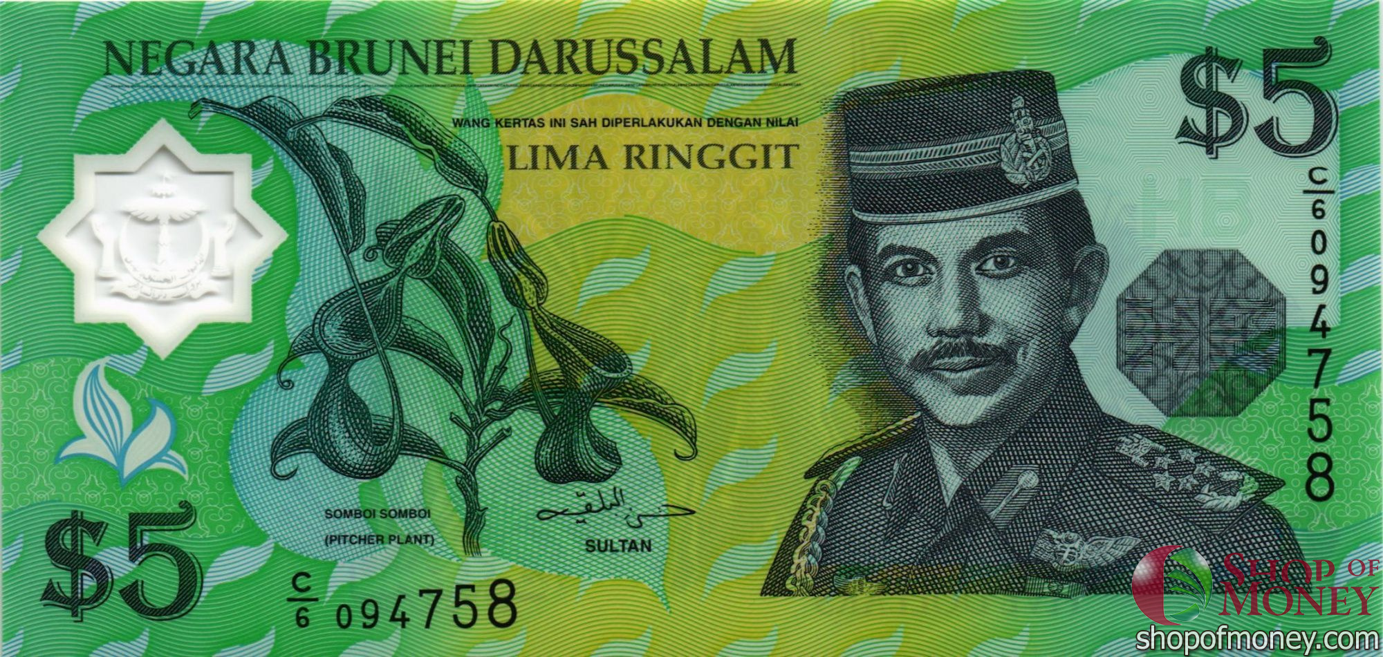 БРУНЕЙ 5 РИНГГИТ