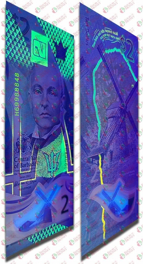 БАРБАДОС 2 ДОЛЛАРА мини 3