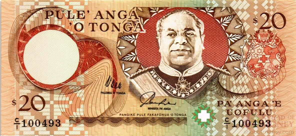 ТОНГА 20 ПААНГА