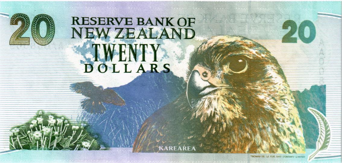 НОВАЯ ЗЕЛАНДИЯ 20 ДОЛЛАРОВ (-AA-) мини 2