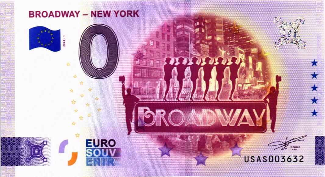 BROADWAY - NEW YORK 0 ЕВРО мини 1