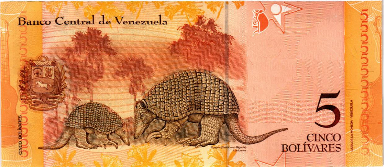 ВЕНЕСУЭЛА 5 БОЛИВАР (20.03.2007) мини 2