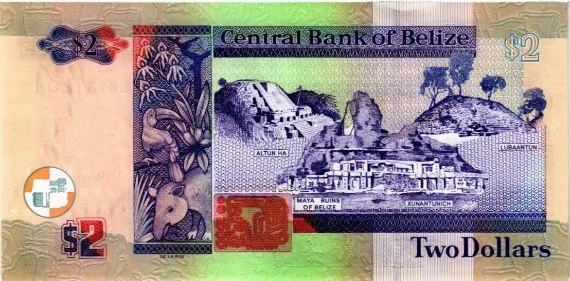 БЕЛИЗ 2 ДОЛЛАРА #DR132231 мини 2