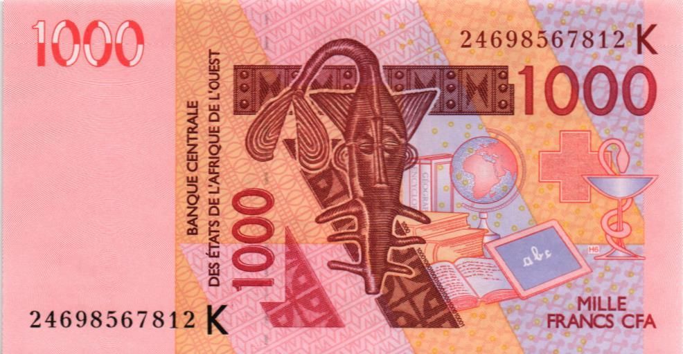 WAS - СЕНЕГАЛ 1000 ФРАНКОВ (K)