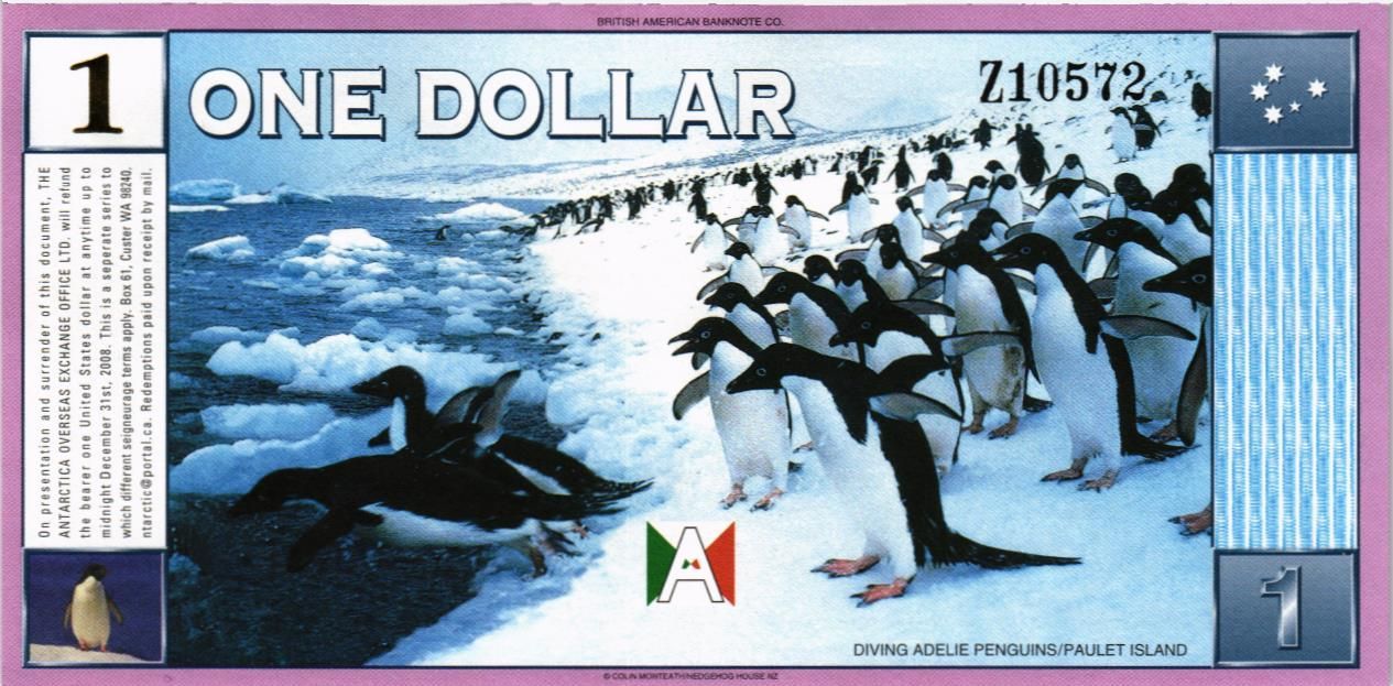 АНТАРКТИКА 1 ДОЛЛАР мини 2