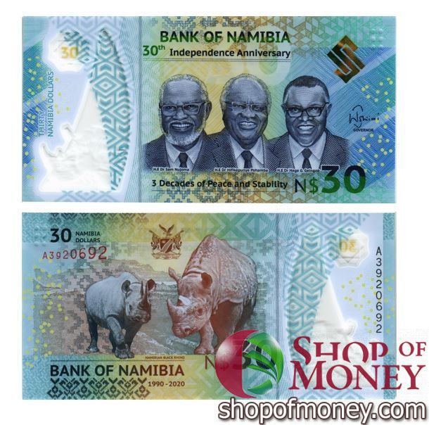 НАМИБИЯ 10 20 30 50 100 200 ДОЛЛАРОВ мини 6