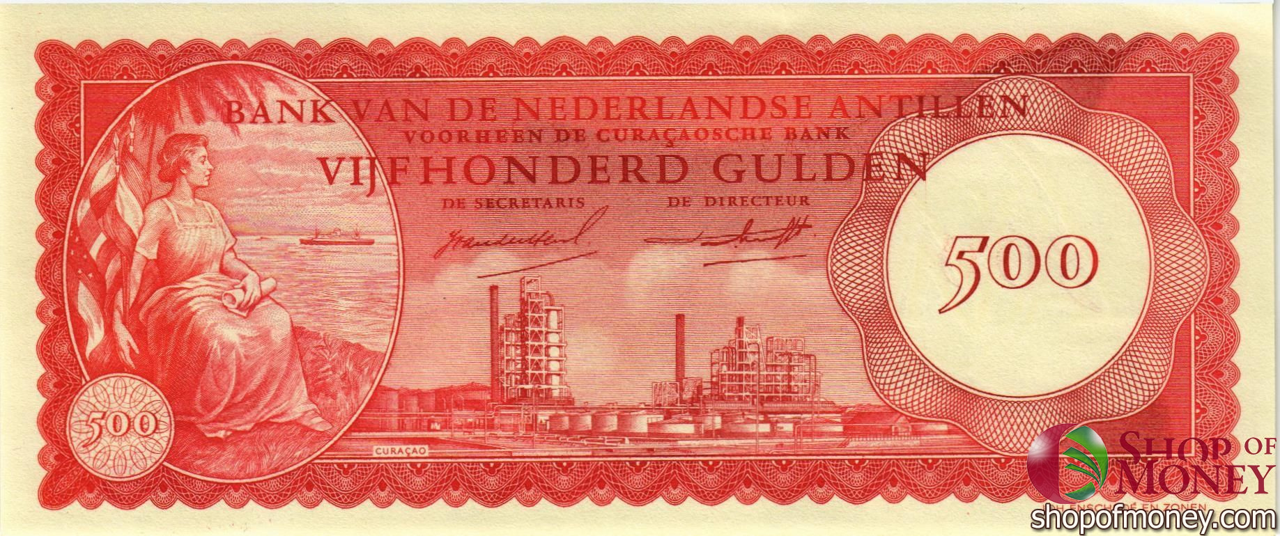 НИДЕРЛАНДСКИЕ АНТИЛЬСКИЕ ОСТРОВА 500 ГУЛЬДЕНОВ мини 1