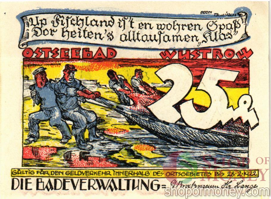 ГЕРМАНИЯ 25 ПФЕННИГОВ (НОТГЕЛЬД) мини 2