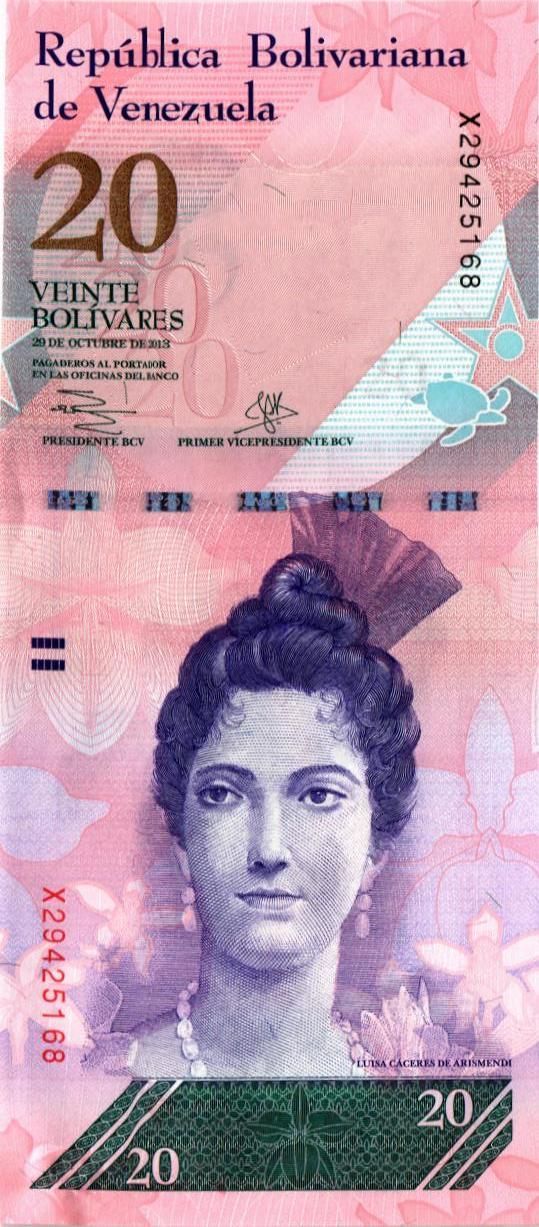 ВЕНЕСУЭЛА 20 БОЛИВАР