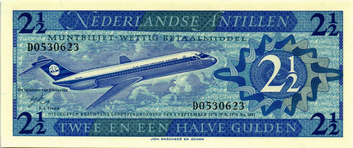 НИДЕРЛАНДСКИЕ АНТИЛЬСКИЕ ОСТРОВА 2 1/2 ГУЛЬДЕНОВ