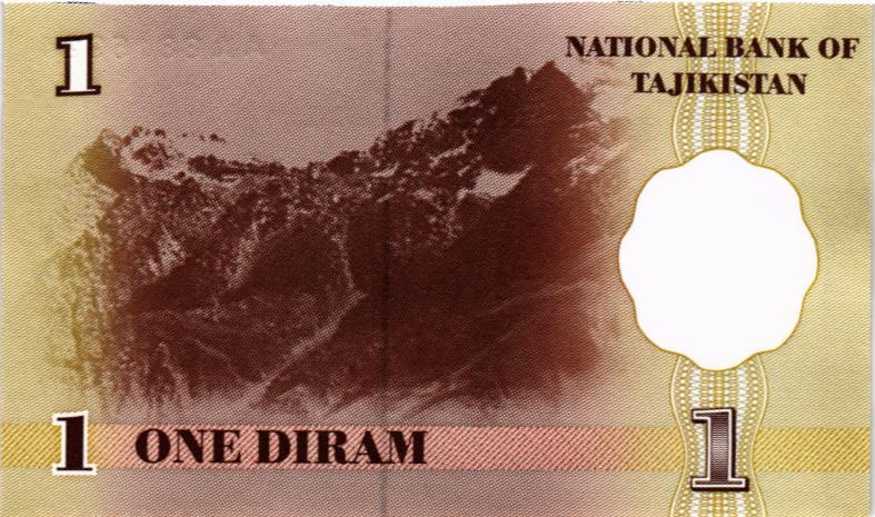 ТАДЖИКИСТАН 1 ДИРАМ мини 2