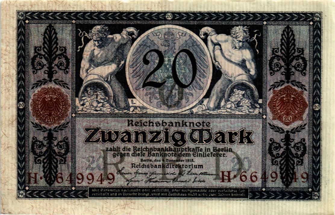 ГЕРМАНИЯ 20 МАРОК