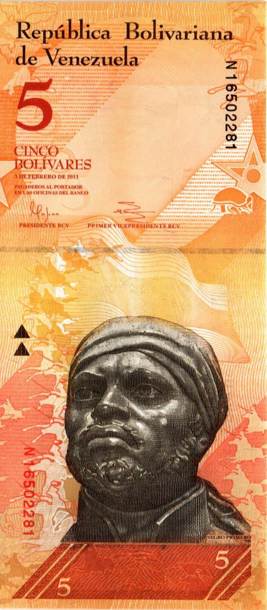 ВЕНЕСУЭЛА 5 БОЛИВАР (03.02.2011) мини 1