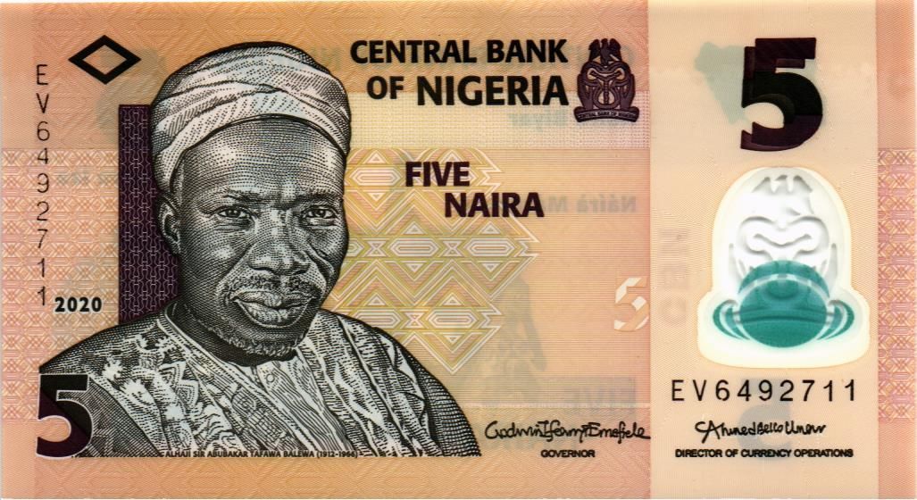 НИГЕРИЯ 5 НАЙРА мини 1