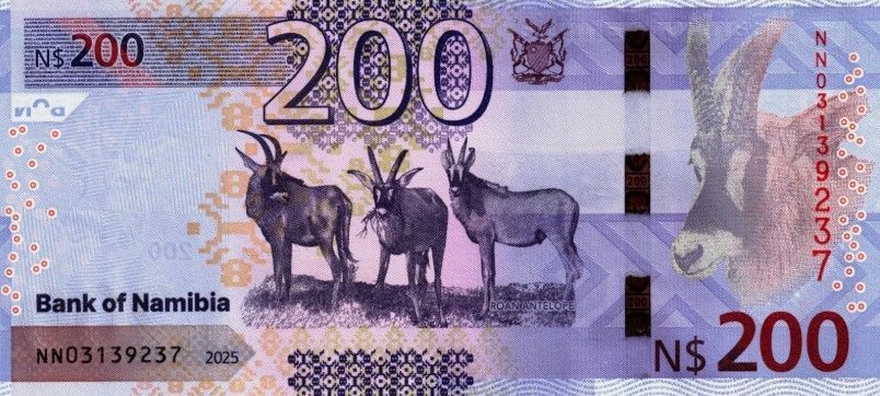 НАМИБИЯ 200 ДОЛЛАРОВ мини 2