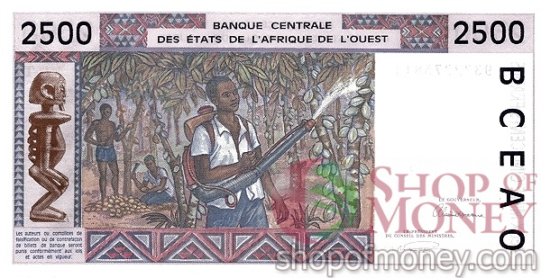 WAS - ТОГО 2500 ФРАНКОВ (T) мини 2