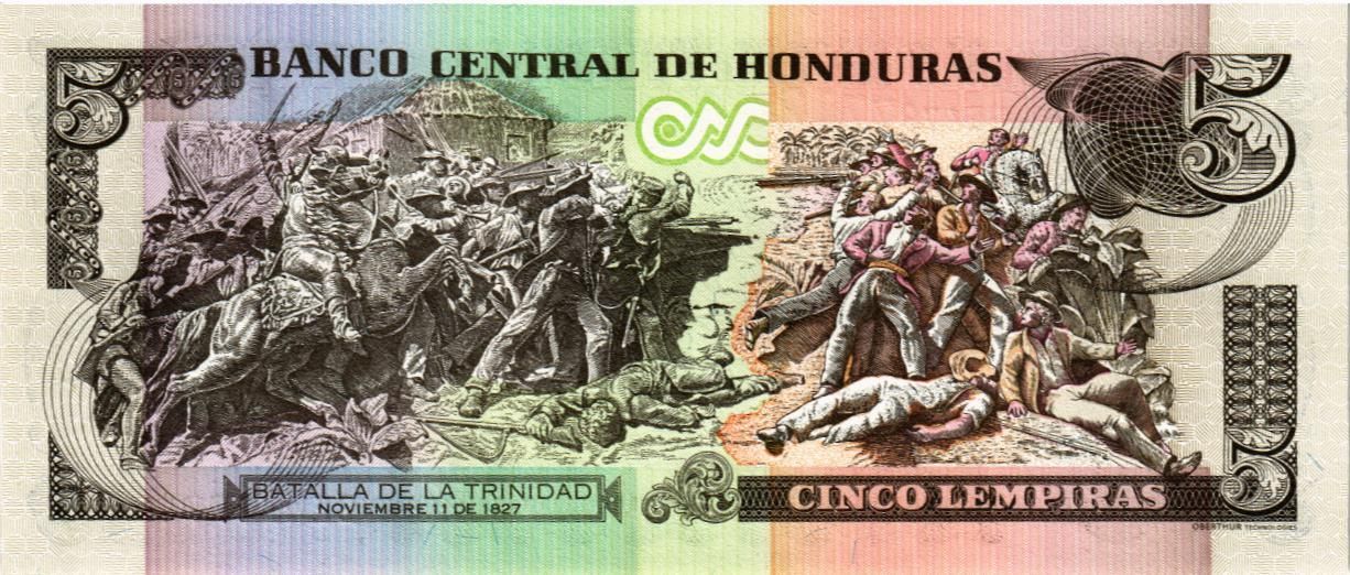 ГОНДУРАС 5 ЛЕМПИР мини 2