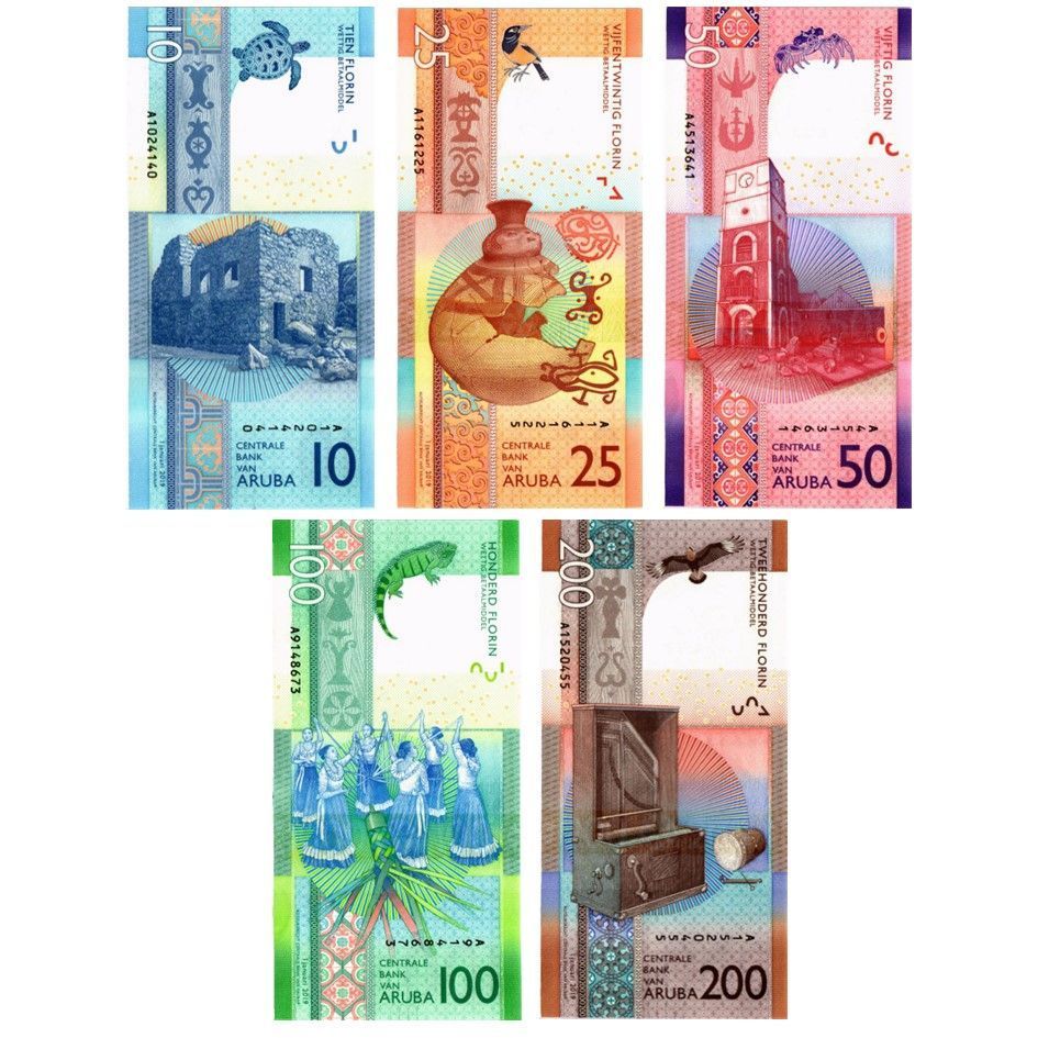 АРУБА НАБОР 10 25 50 100 200 ФЛОРИН мини 2