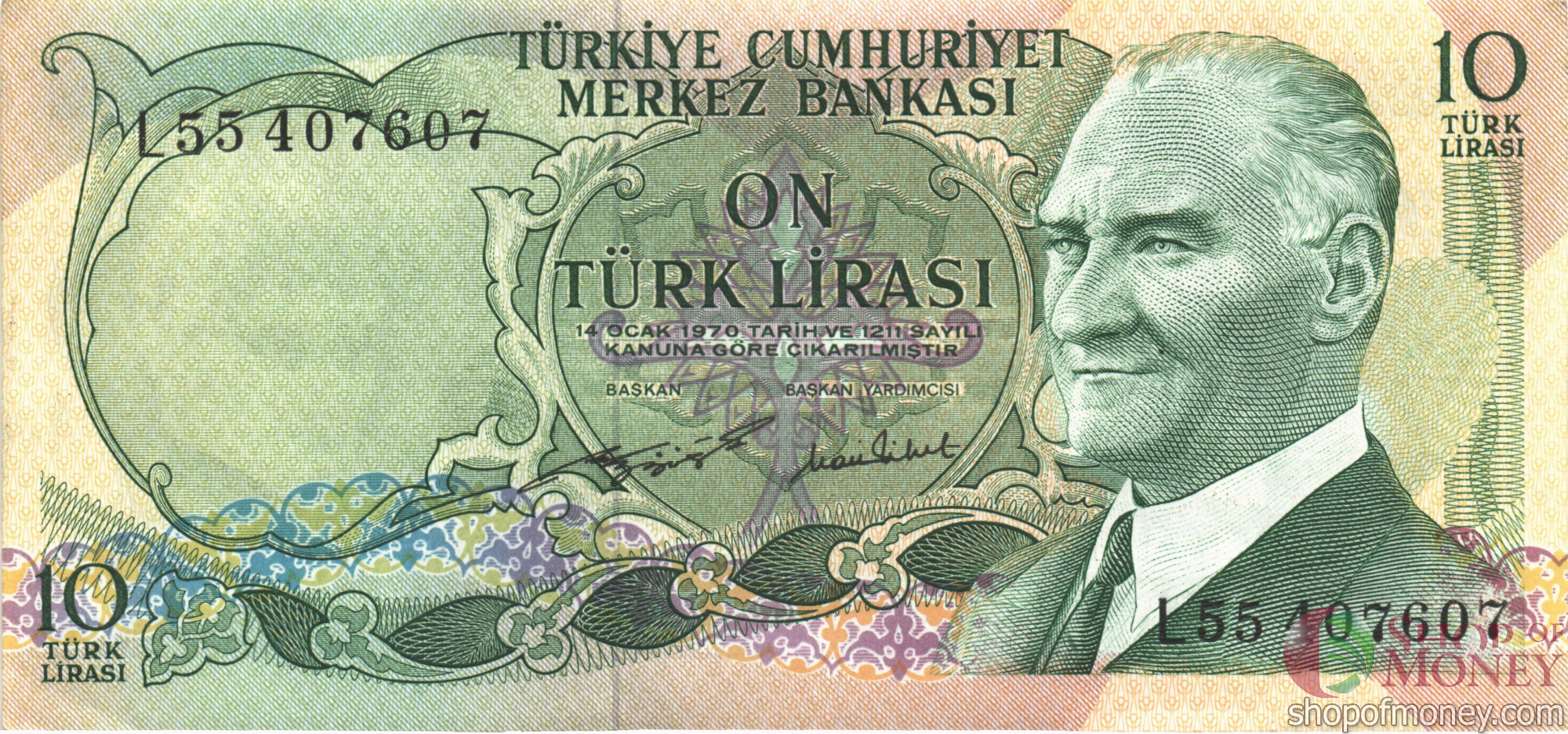 ТУРЦИЯ 10 ЛИР мини 1