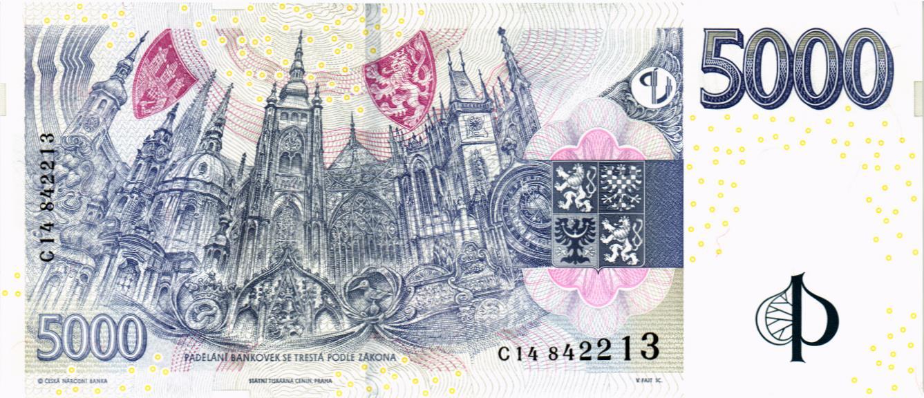 ЧЕХИЯ 5000 КРОН мини 2