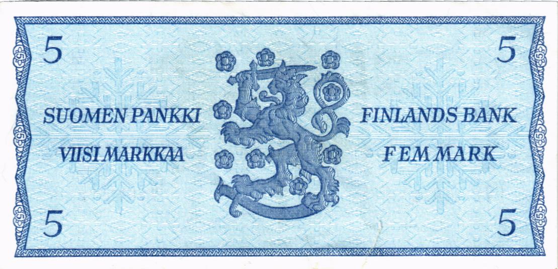 ФИНЛЯНДИЯ 5 МАРОК (Litt. B) мини 2