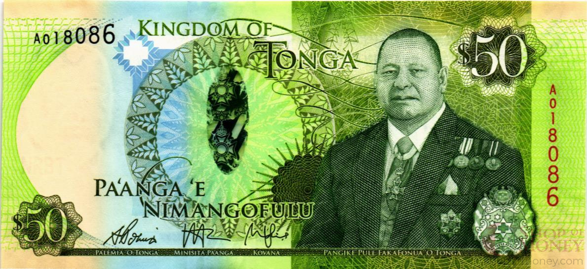 ТОНГА 50 ПААНГА мини 1