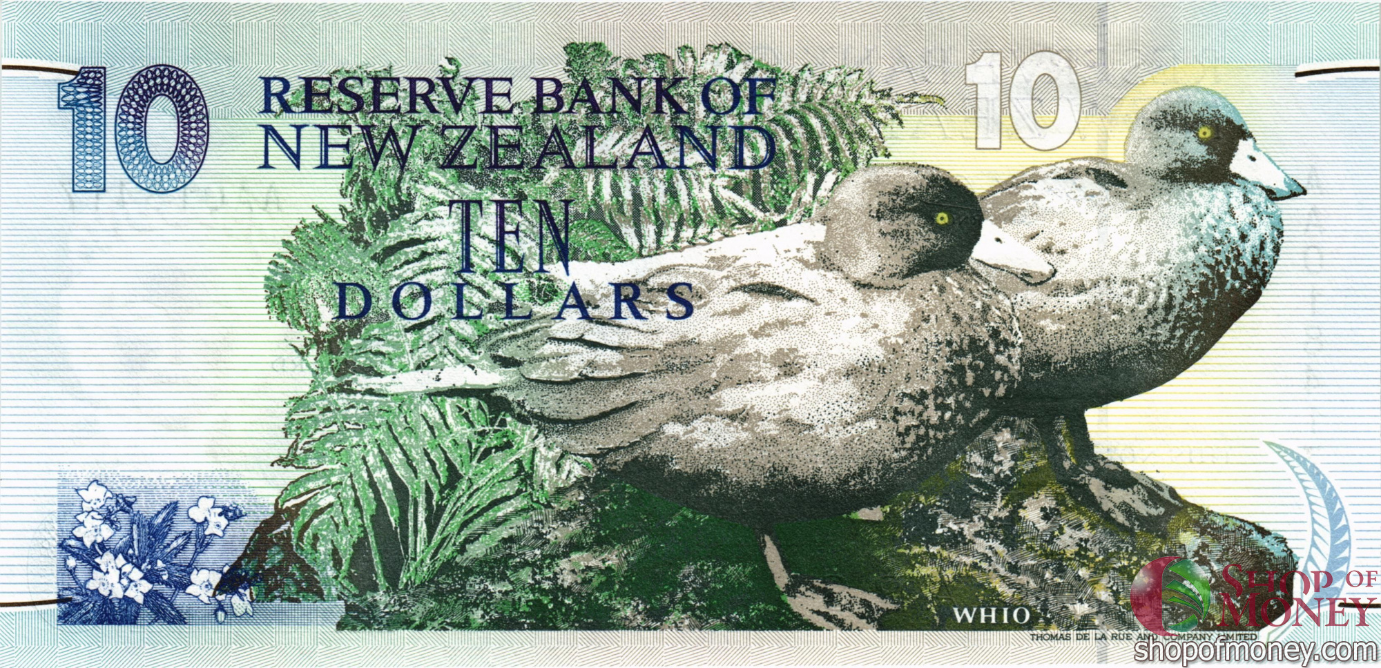 НОВАЯ ЗЕЛАНДИЯ 10 ДОЛЛАРОВ (-AA-) мини 2
