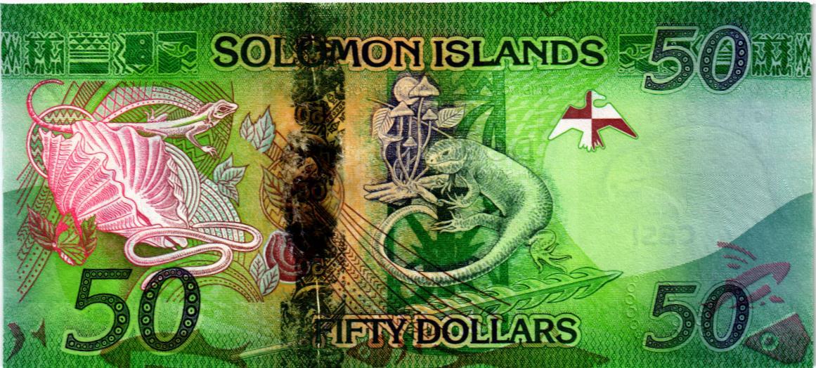 СОЛОМОНОВЫ ОСТРОВА 50 ДОЛЛАРОВ мини 2