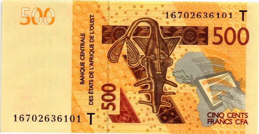 WAS - ТОГО 500 ФРАНКОВ (T) мини 1