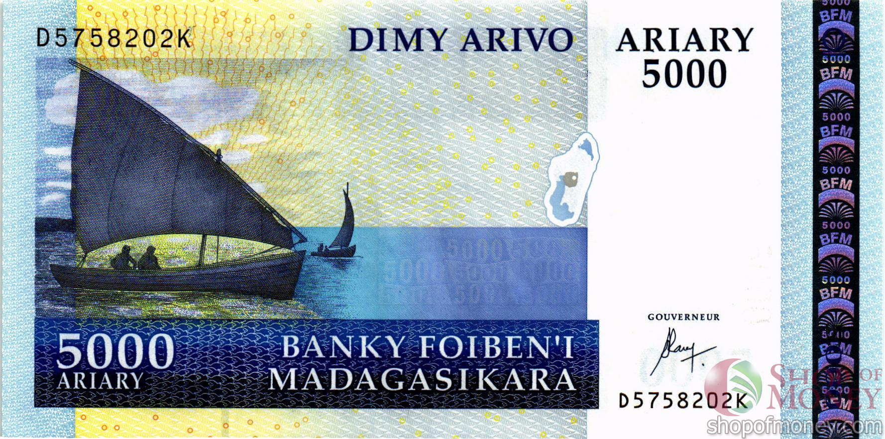 МАДАГАСКАР 5000 АРИАРИ мини 1