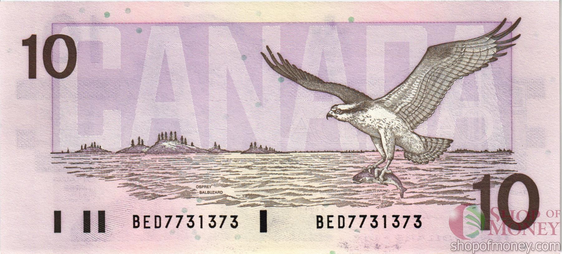 КАНАДА 10 ДОЛЛАРОВ мини 2