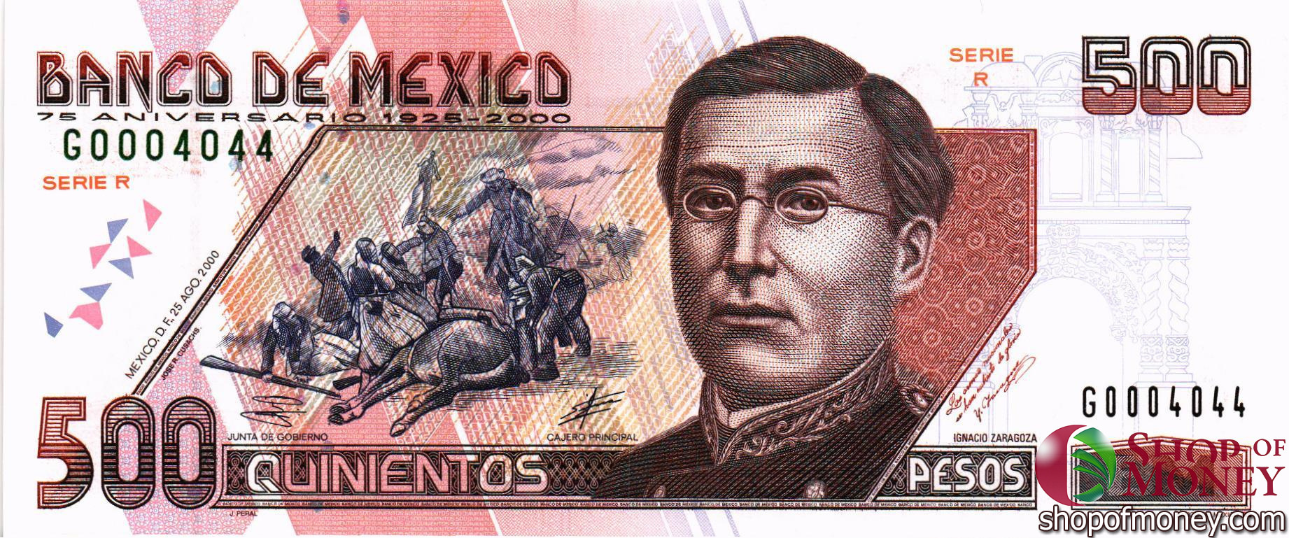 МЕКСИКА 500-200-100-50-20 ПЕСО мини 11