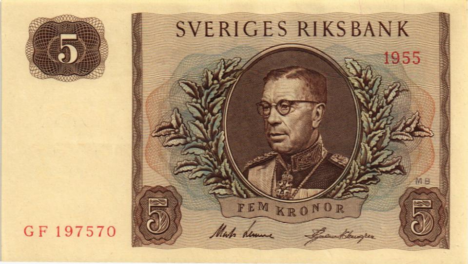 ШВЕЦИЯ 5 КРОН