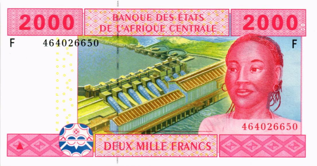CAS - ЭКВАТОРИАЛЬНАЯ ГВИНЕЯ 2000 ФРАНКОВ (F) мини 1