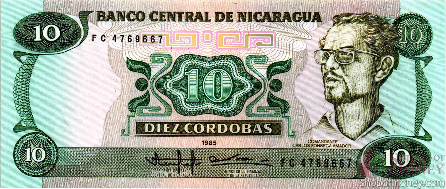 НИКАРАГУА 10 КОРДОБА мини 1