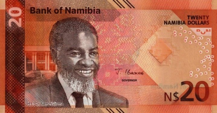 НАМИБИЯ 20 ДОЛЛАРОВ мини 1