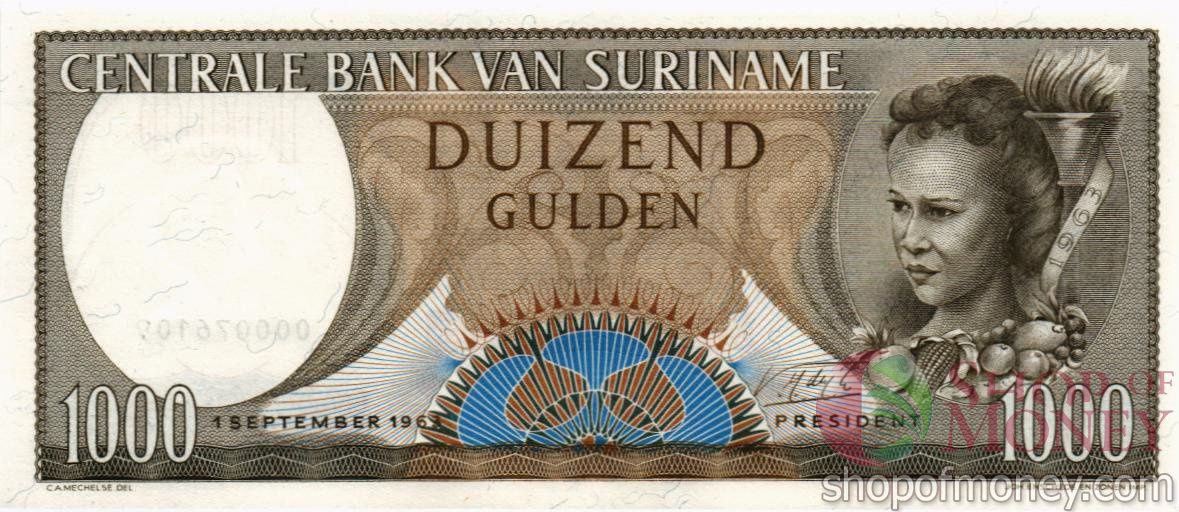 СУРИНАМ 1000 ГУЛЬДЕНОВ мини 1