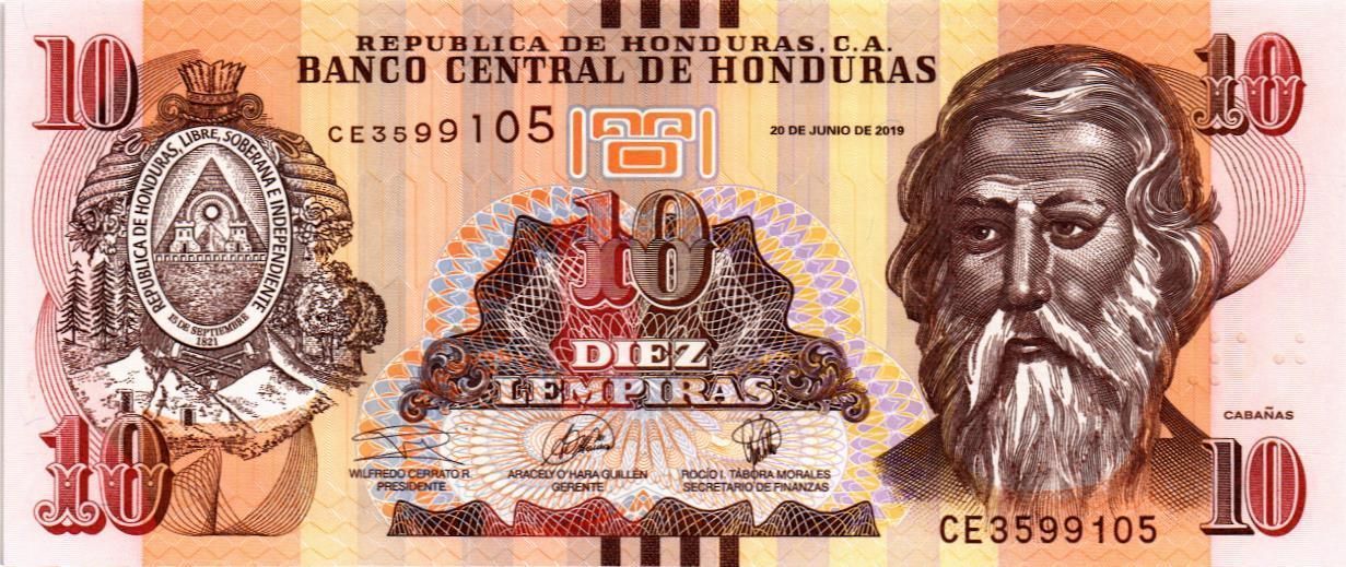 ГОНДУРАС 10 ЛЕМПИР мини 1