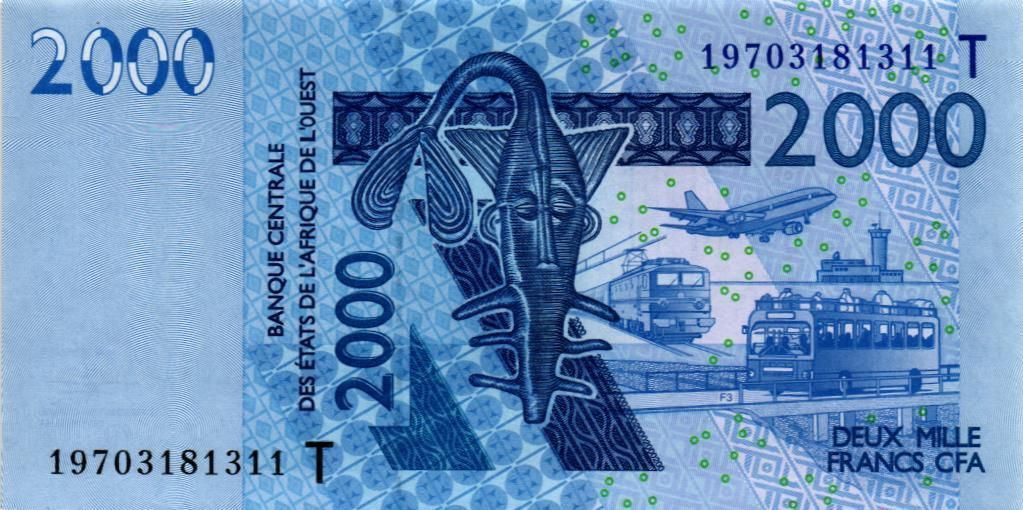 WAS - ТОГО 2000 ФРАНКОВ (T) мини 1