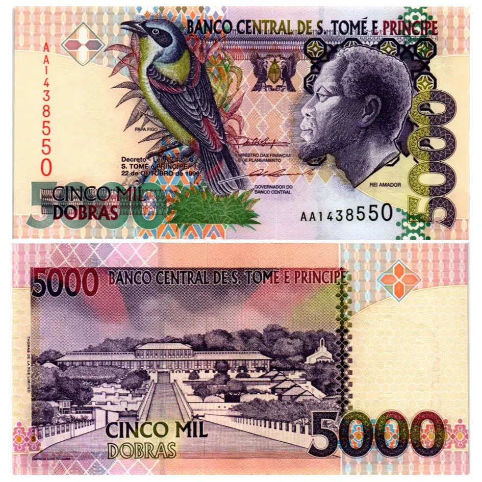 САН-ТОМЕ И ПРИНСИПИ НАБОР 5000-10000-20000-50000-100000 ДОБР мини 7