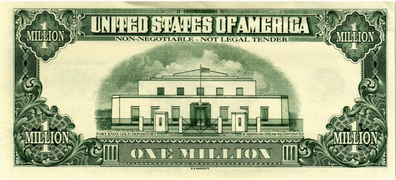 США 1000000 ДОЛЛАРОВ мини 2