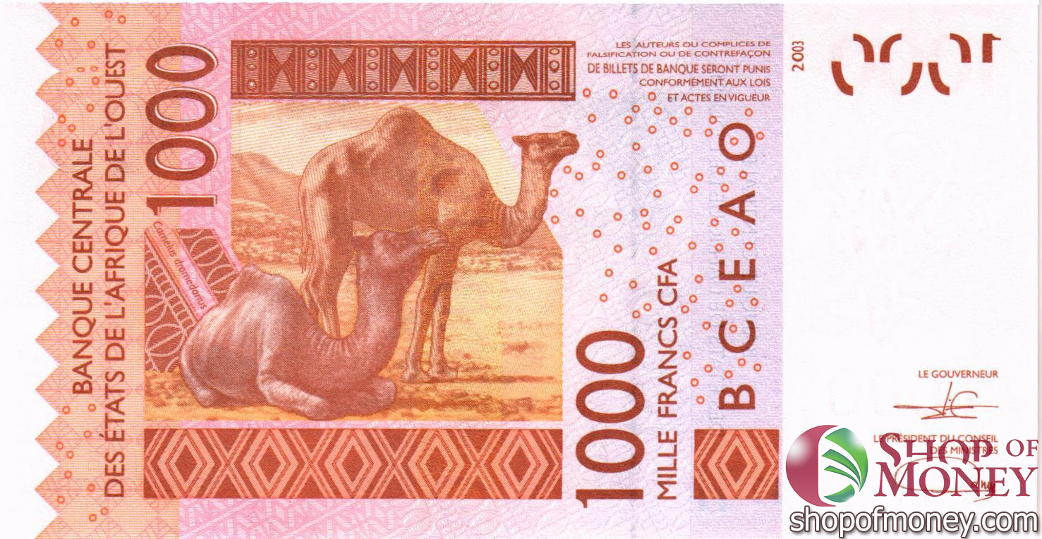 НИГЕР 1000 ФРАНКОВ мини 2