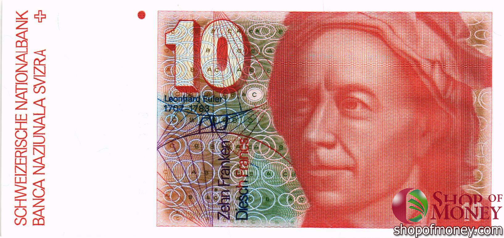 ШВЕЙЦАРИЯ 10 ФРАНКОВ