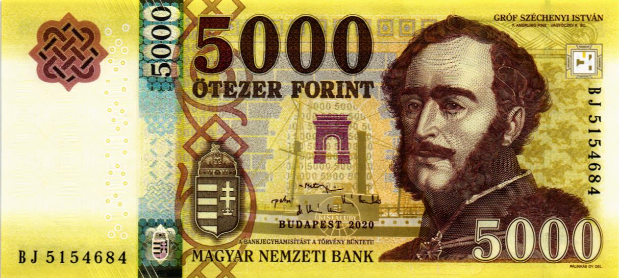 ВЕНГРИЯ 5000 ФОРИНТОВ