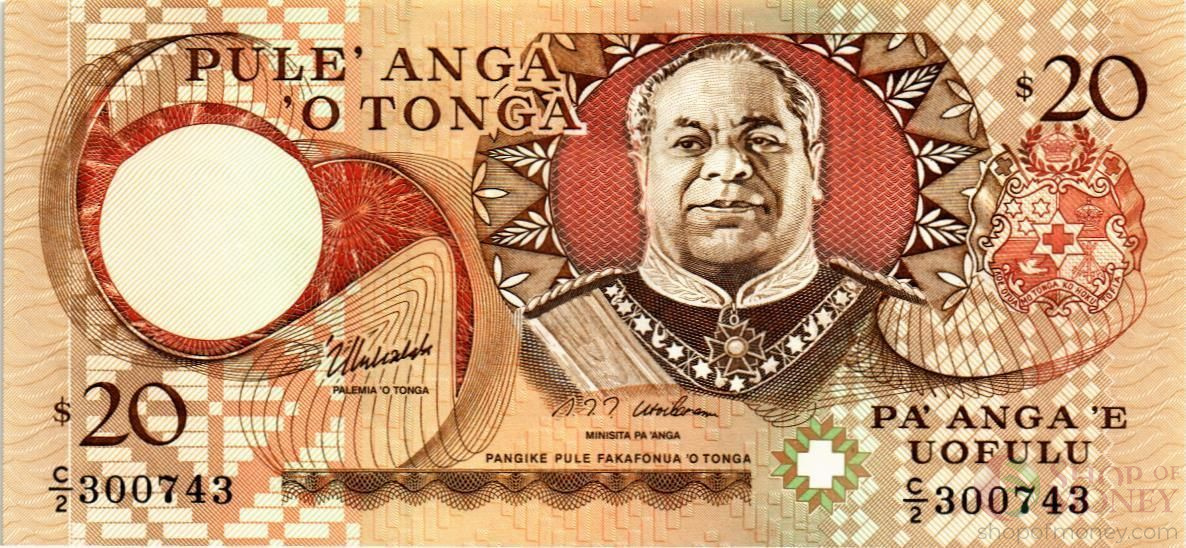 ТОНГА 20 ПААНГА