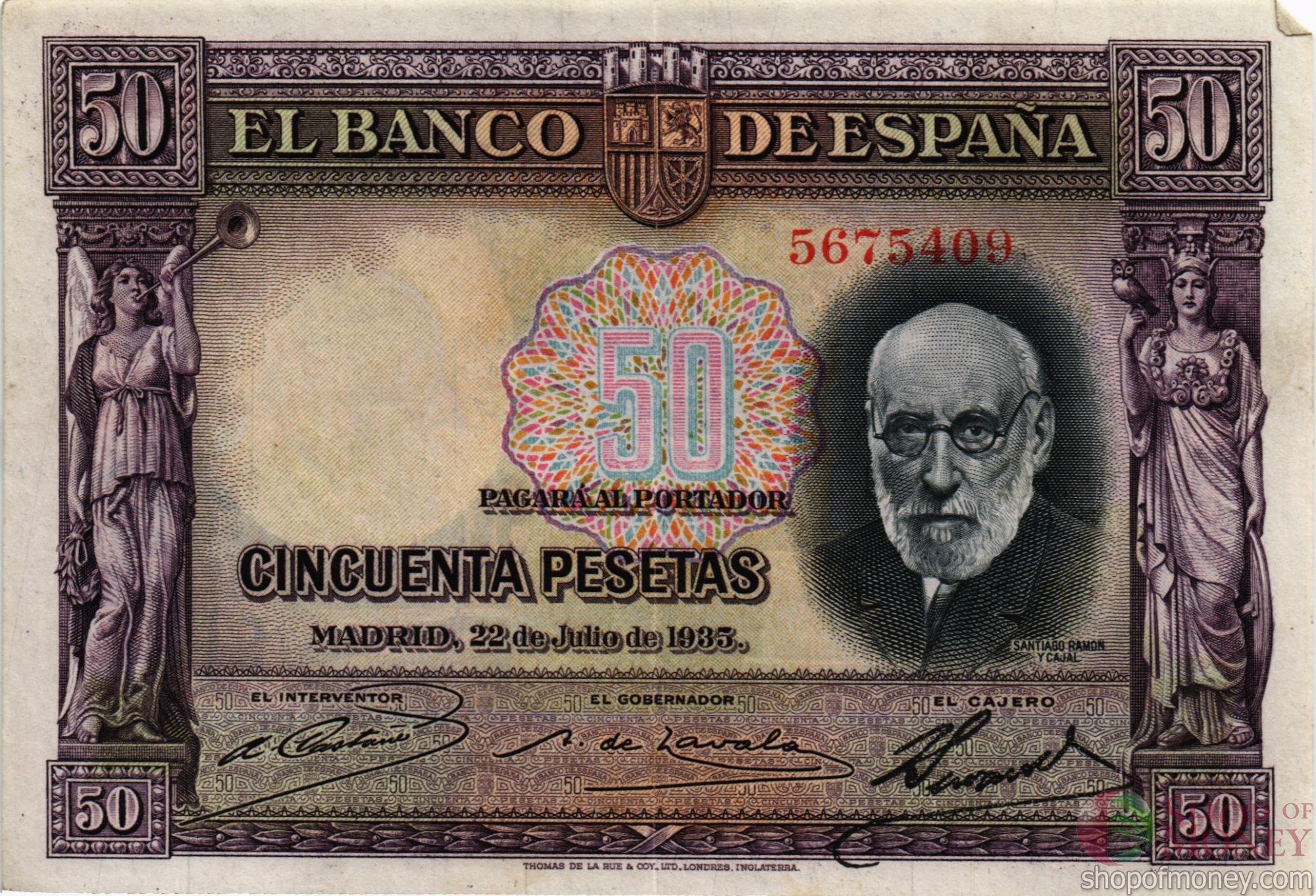 ИСПАНИЯ 50 ПЕСЕТ мини 1