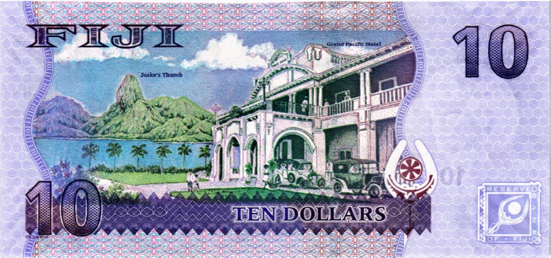 ФИДЖИ 10 ДОЛЛАРОВ мини 2